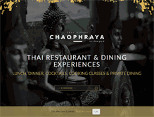 Tablet Screenshot of chaophraya.co.uk